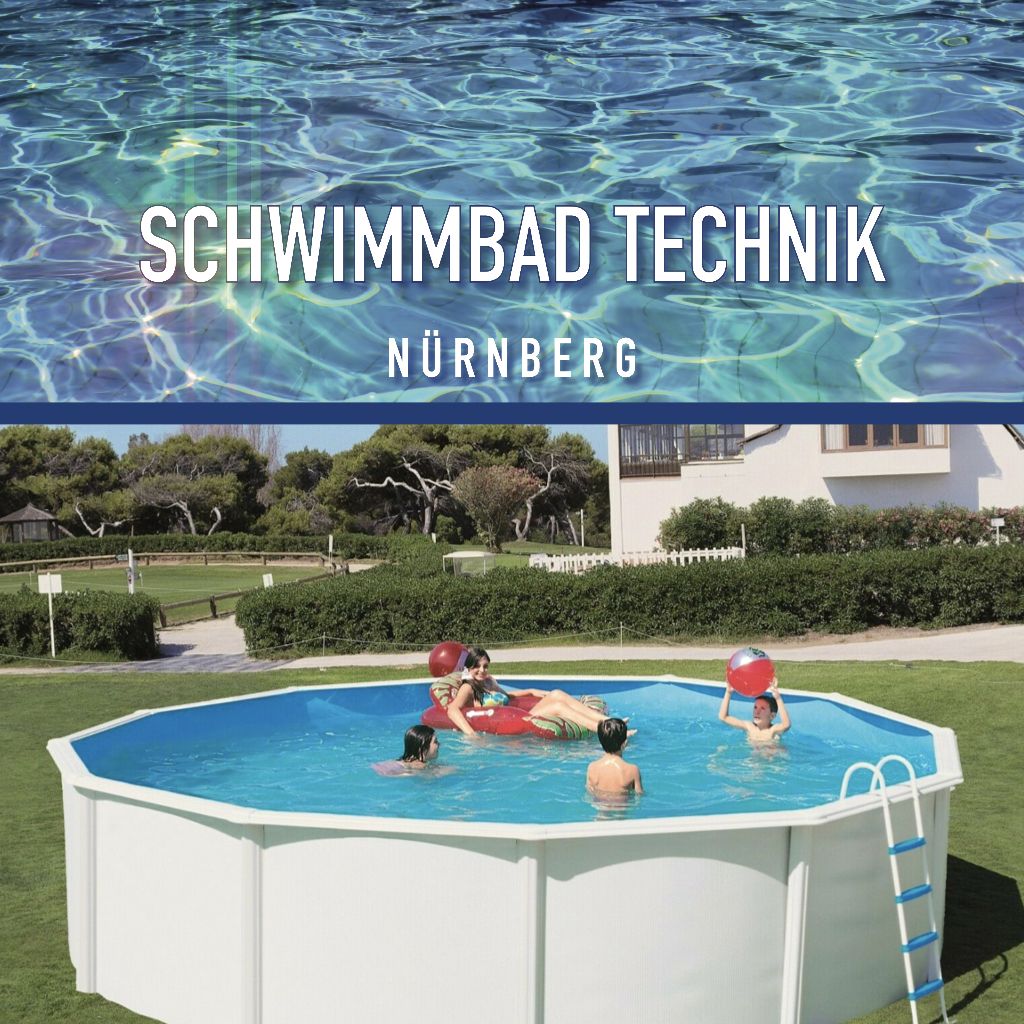 Pool 4,6 x 1,2m + Skimmer Stahlwand Schwimmbecken mit breiten Handlauf
