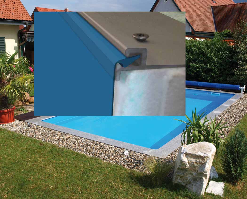 Poolfolie 7 x 3,5 x 1,50 m 0,80 mm adriablau rechteckig Rechteckfolie Innenfolie
