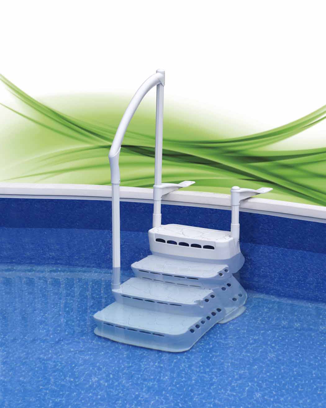 Pool Einbautreppe Leiter Schwimmbad Treppe Einstiegshilfe 1 Handlauf
