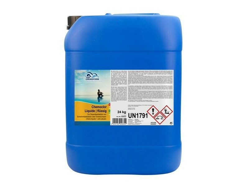 25 Liter Chlor 12 - 15% Flüssigchlor flüssig Liquid Aktivchlor stabilisiert