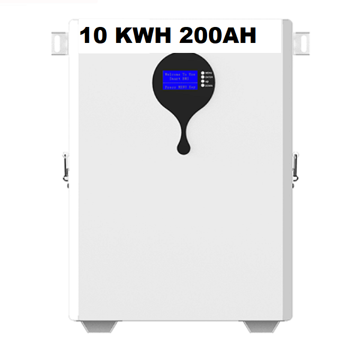 Batteriespeicher 10000W 200AH 51,2V LiFePO4 Wandspeicher Solarbatterie 10KWH