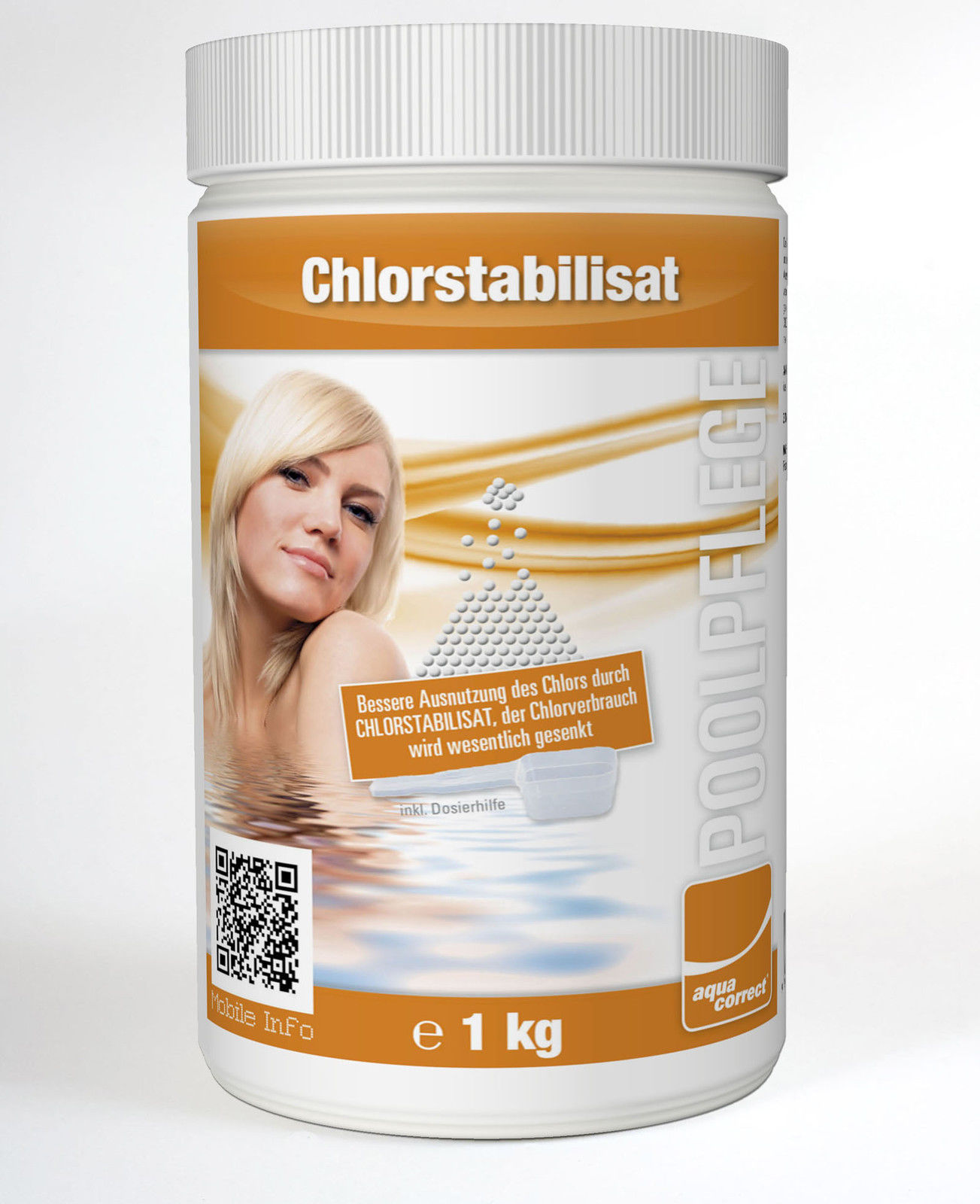 Chlorstabilisat Chlorstabilisator 1kg Chlor Wasserpflege Schwimmbad Pool Chemie